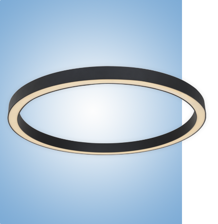 Светильник кольцо светодиодное Ring серия vs-ds-Ring-60 накладной